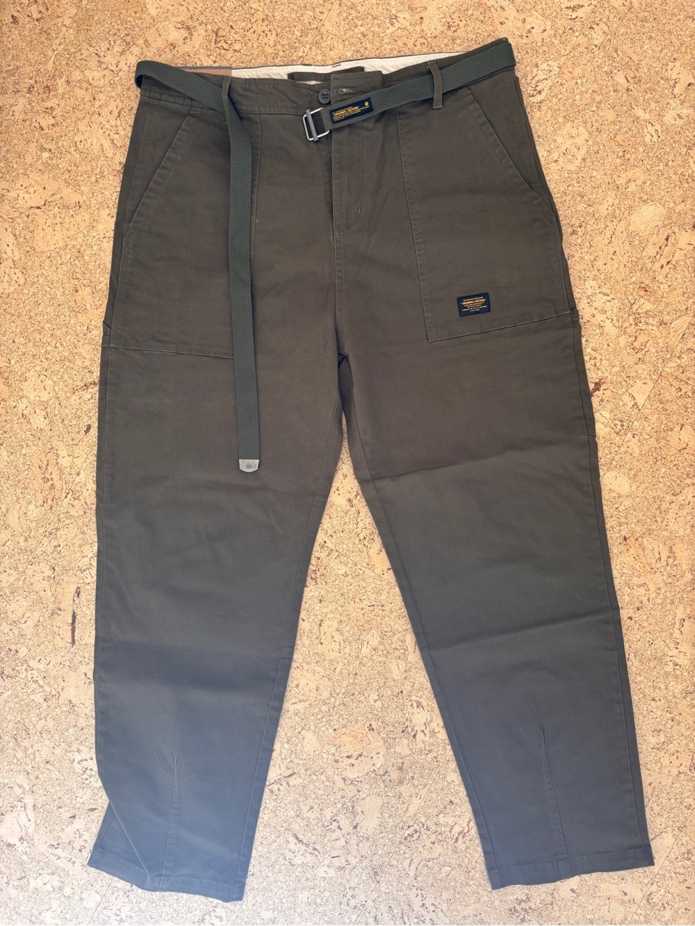 Madepants Men's Olive Green Utility Pants